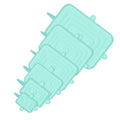 6PCS Useful Reusable Fresh-keeping Cover Non-slip Kitchen Gadgets Silicone Lids Stretch