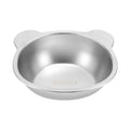 304 Stainless Steel Raised Cat Bowl with 15 Elevated Design Tilted Neck Guard Healthy