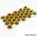 Miniature Flower Grass Model ABS Plant Materials for Diy HO Railway/Building/Garden Sand Table Landscape Diorama Kits