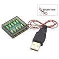 DIY 0.8mm Pin 1x1 1x2 1x4 Length 50cm SMD LED 2835 Remote Control Building Block Flash