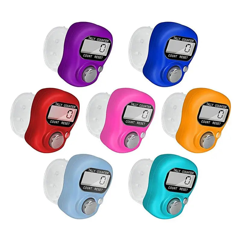 Finger Counter Compass Islamic Tasbih Bead 5 Digital LED Electronic Handheld Tally