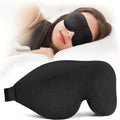 Unisex 3D Contoured Sleep Mask, Groove Molded Design Memory Foam Light Blocking Eyemask, Soft Comfortable for Travel Yoga Nap