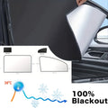 100 Blackout Car Sun Shield Shades Sunshade Covers Summer Magnetic Window Curtains UV