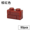 DIY Building Blocks Wall Figures Bricks 1x2 1x3 1x4 L Dots Educational Creative