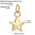 Y2k Boho Evil Blue Eye Heart Necklace for Women Golden Angle Flower Collars Diy Pendant