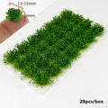 Miniature Flower Grass Model ABS Plant Materials for Diy HO Railway/Building/Garden Sand Table Landscape Diorama Kits