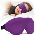 Unisex 3D Contoured Sleep Mask, Groove Molded Design Memory Foam Light Blocking Eyemask, Soft Comfortable for Travel Yoga Nap