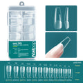 Nailpop 120pcs/box Gel X Nail Tips Medium Short Shape Almond/Square/Soft Gel Nail Tips