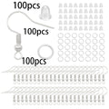 210-400pcs/Box Jewelry Making Kits Lobster Clasp Open Jump Rings End Crimps Beads Box