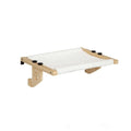 Creative Wooden Frame Cat Window Hammock Paw Print Design Durable Hanging Cat Bed Detachable Cozy Cat Bed Seat Bedside Use