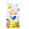 1pc Bubble Massage Non-slip Shower Mats with Suction Cups & Drain Holes, 38*70cm PVC Bathroom Mats Safe Bath Mats Machine Wash