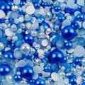 10g Mix Size Jelly Resin Flatback Rhinestone AB Imitation Pearl Beads For Nail Art DIY