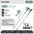 Naturehike Climbing Sticks Ultralight Outdoor Folding Trekking Poles Hiking Pole