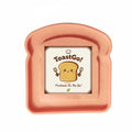 Pink Toast Shaped Bamboo Fiber Lunch Box with Lid Portable Bento Box for Kitchen Outdoor Picnic Eco-Friendly Large Yunliwei