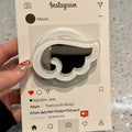 Korean Cute 3D Wings Makeup Mirror For Magsafe Griptok Holder Phone Finger Ring Stand