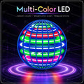 Hand Controlled Flying Ball with Colorful LED Lights, 360 Rotating Suspension Orb, Indoor Outdoor Sports Toy for Teens & Adults