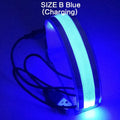 1PC USB Rechargeable LED Armband with Reflective Safety Strap for Night Running Cycling