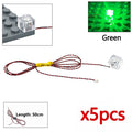 DIY 0.8mm Pin 1x1 1x2 1x4 Length 50cm SMD LED 2835 Remote Control Building Block Flash