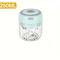 250ML Stainless Steel Electric Garlic Chopper Sturdy Durable Garlic Ginger Kitchen