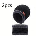 Winter Hat for Men Women Beanie Hats Scarf Glove Earmuff Set Thick Warm Slouchy Beanies