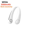 8000mAh USB Hanging Neck Fan Portable Bladeless Mini Rechargeable Mute LED Digital