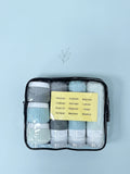 Silicone Travel Bottles Kit 6 Pack Refillable Leakproof Cosmetic Sub Bottling Set With