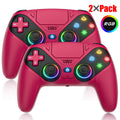 RGB Light Wireless Controller For PS5/PlayStation 5/Pro/Slim/PC Hall Effect Gamepad W/Marco/Turbo NO Drift Game Control Joystick