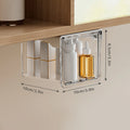 Transparent Drawer Storage Box Pull-Out Under Mirror Cabinet Oragnizer Case Bathroom