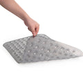 1pc Bubble Massage Non-slip Shower Mats with Suction Cups & Drain Holes, 38*70cm PVC Bathroom Mats Safe Bath Mats Machine Wash