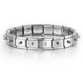 2025 Fashion Functional Elastic Bracelet Modular Bulk Italian Charms Links Fit Bracelet