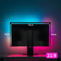 1Set 24/27/32/34" Screen Music Game Sync Gaming Amosphere Ambient Smart TV Monitor LED Strip Backlight Light For Computer Screen