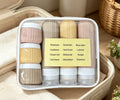 Silicone Travel Bottles Kit 6 Pack Refillable Leakproof Cosmetic Sub Bottling Set With