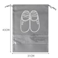 Nylon Waterproof Drawstring Storage Pouch Multi-functional Bag Durable Shoes Underwear