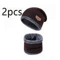Winter Hat for Men Women Beanie Hats Scarf Glove Earmuff Set Thick Warm Slouchy Beanies