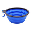 Folding Portable Silicone Dog Feeder Bowl 2 In 1 Pet Dispenser Outdoor Travel Dog Cat
