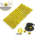 Miniature Flower Grass Model ABS Plant Materials for Diy HO Railway/Building/Garden Sand Table Landscape Diorama Kits
