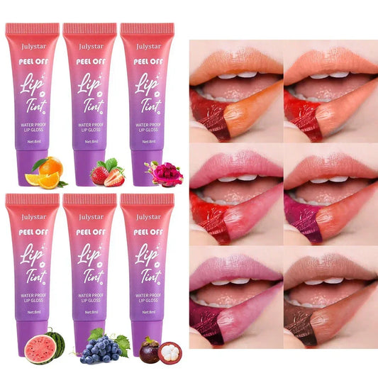 Waterproof Lip Liner Peel Off Tattoo Lipgloss Waterproof Long Lasting Matte Lip Tint Contour Tear-off Lips Stain Cosmetic