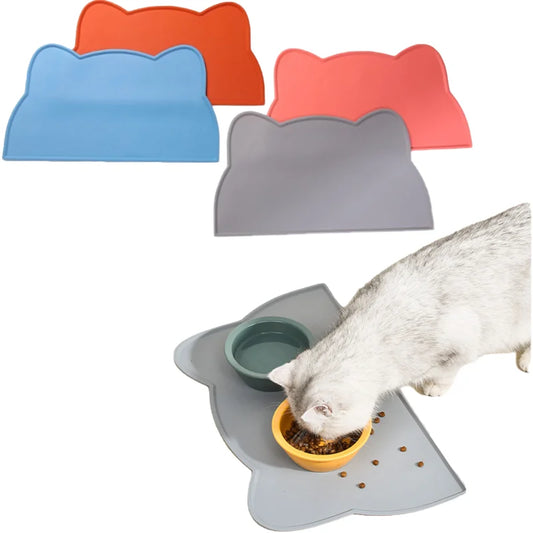 Waterproof Silicone Feeding Mat - Non-Slip Grip for Indoor/Outdoor & Travel, Quick-Wipe
