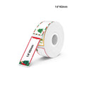 Portable Mini Printer Marklife P12 Thermal Printer Adhesive Sticker Labeling Machine P12 Label Maker or 1PK Continues Label Tape