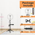 Tripod With LED Ring Light For Phone Tripod Camera Stand Selfie Photography Light LED