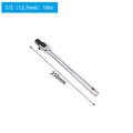 1/2'' F Rod Wrench Socket 10/12/15/18'' Torque Wrench Long Force Bar Activity Head Strong Lever Steering Handle Repair Tool
