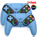 RGB Light Wireless Controller For PS5/PlayStation 5/Pro/Slim/PC Hall Effect Gamepad W/Marco/Turbo NO Drift Game Control Joystick