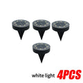 LED Outdoor Solar Power Ground Light IP68 Waterproof Lighting Control Path Deck Lights