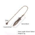 Cone 100% Copper Brass Metal Pendant Pendulum for Divination Dowsing Reiki Healing