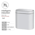 7L Automatic Bathroom Trash Can with Lid, Touchless Small Trash Can, Motion Sensor