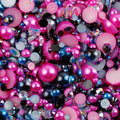 10g Mix Size Jelly Resin Flatback Rhinestone AB Imitation Pearl Beads For Nail Art DIY