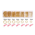210-400pcs/Box Jewelry Making Kits Lobster Clasp Open Jump Rings End Crimps Beads Box
