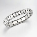 2025 Fashion Functional Elastic Bracelet Modular Bulk Italian Charms Links Fit Bracelet