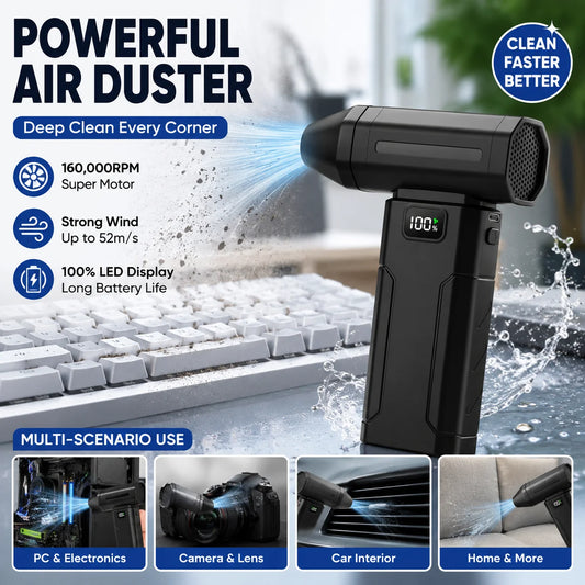 X8 Brushless Turbo Jet Fan Blower 150000RPM Powerful Electric Air Blower Vacuum Dust