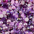 10g Mix Size Jelly Resin Flatback Rhinestone AB Imitation Pearl Beads For Nail Art DIY